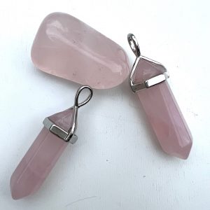 rose quartz pendants