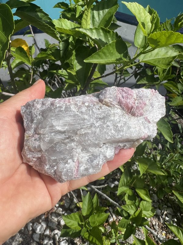 lepidolite and pink tourmaline