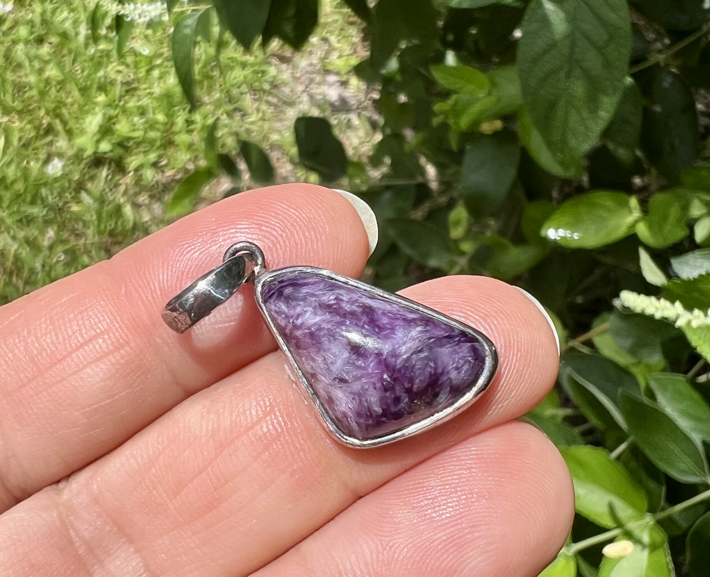 charoite pendant